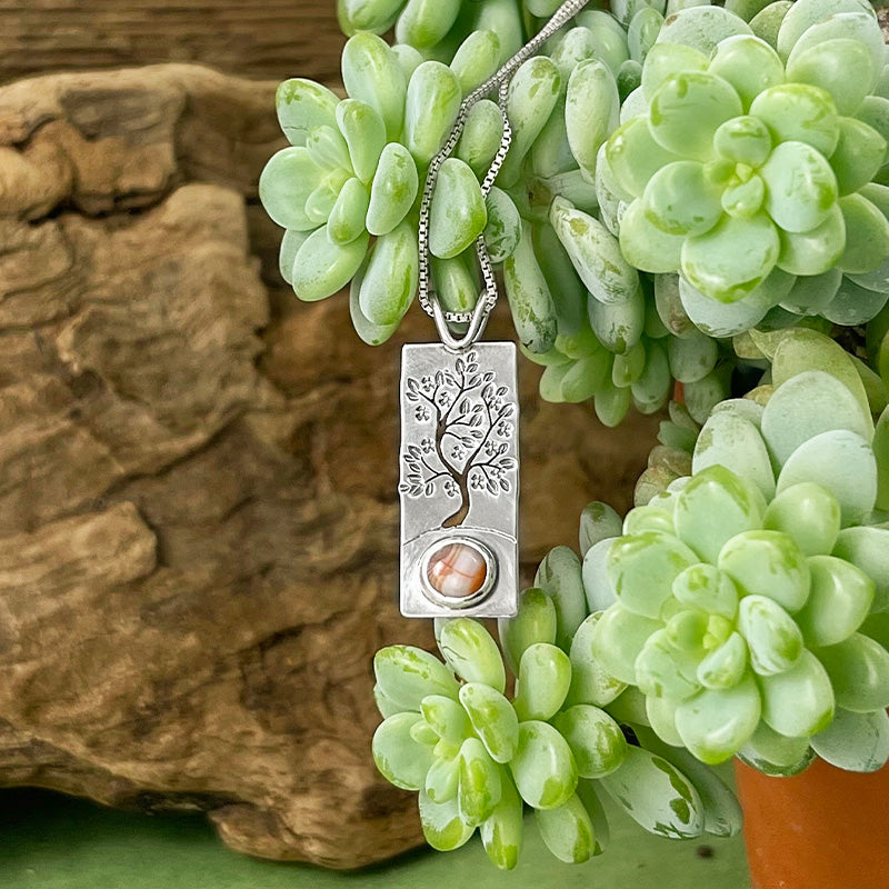 Summer Grove Wonderland Pendant No. 2 - Silver Pendant   7309 - handmade by Beth Millner Jewelry