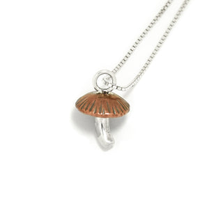 Mushroom Charm - Charm   7364 - handmade by Beth Millner Jewelry