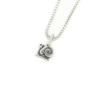 Snail Charm - Charm   7365 - handmade by Beth Millner Jewelry