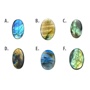 Choose Your Own Reversible Northern Lights Labradorite Bear Pendant - Silver Pendant  Stone A - 32 x 21mm  Stone B - 33 x 22mm 7136 - handmade by Beth Millner Jewelry