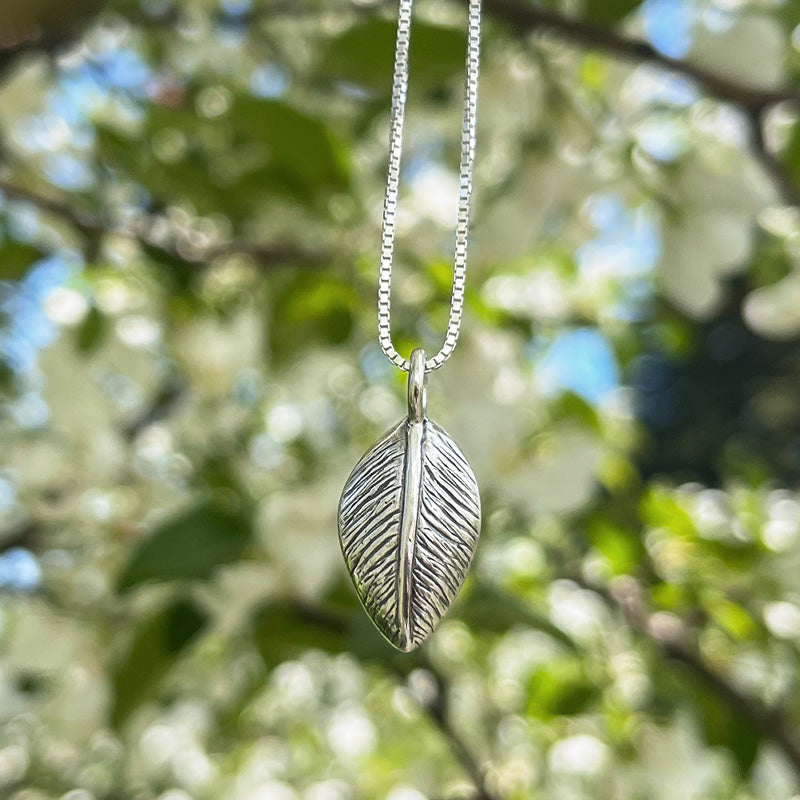 Leaf Charm -    7317 - handmade by Beth Millner Jewelry