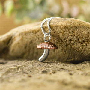 Mushroom Charm - Charm   7364 - handmade by Beth Millner Jewelry