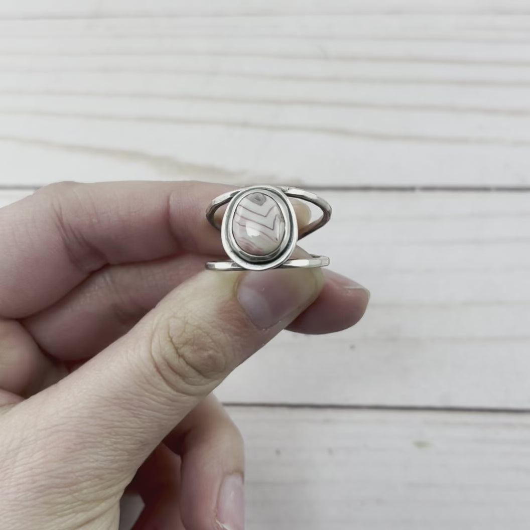 Lake Superior Agate Ring - Size 7.25