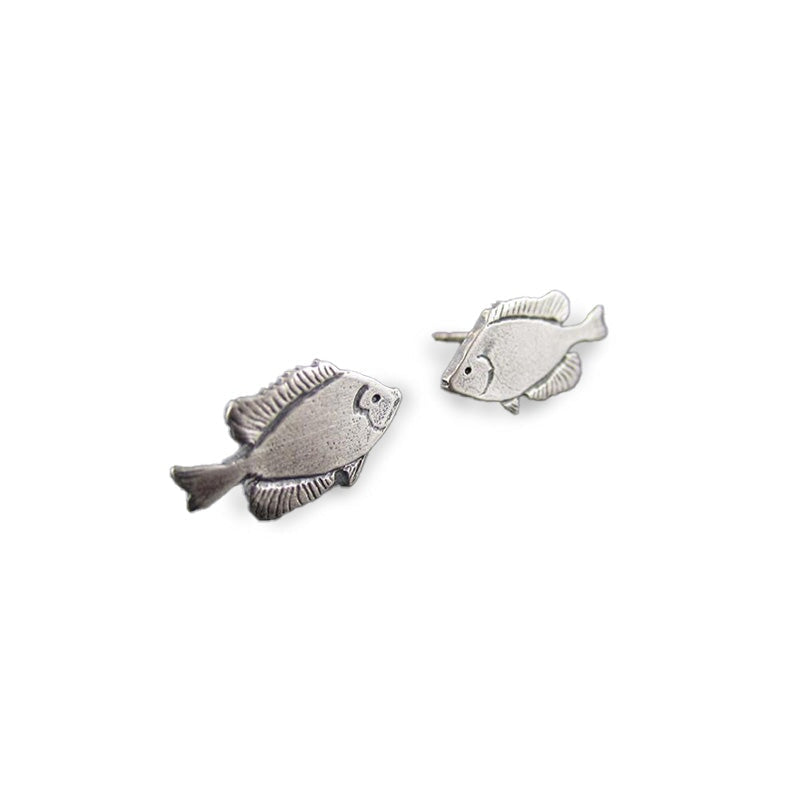 Sunfish Sterling Silver Earrings - Silver Earrings   2569 - handmade by Beth Millner Jewelry