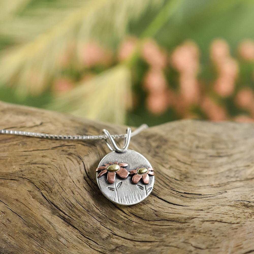 How to: Silver Plant Medallion Pendants - Simple Silver Clay