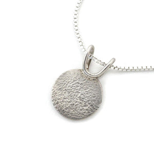 The Elegant Crane Pendant - Silver Pendant   2490 - handmade by Beth Millner Jewelry